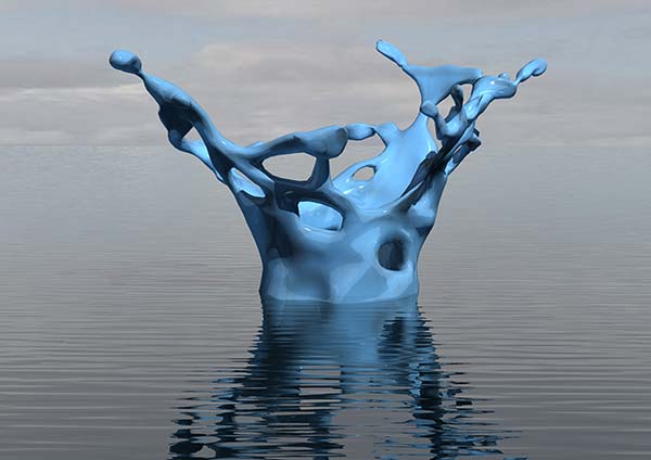 Splash Water sculpture Caprice Groenewoud/Buij